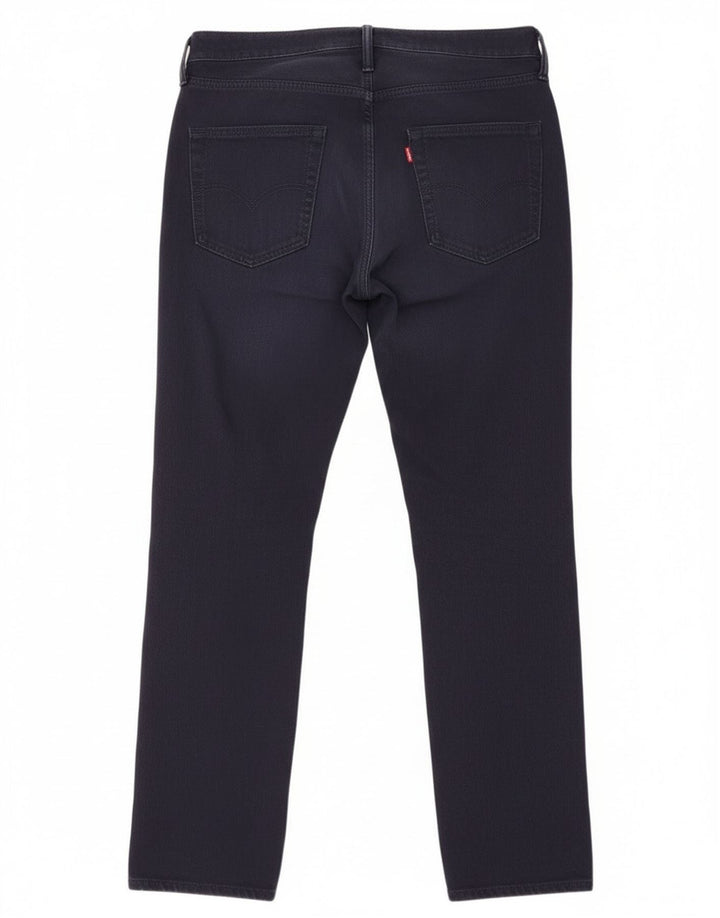 Jeans slim feminino Levi's W32 L31 algodão azul marinho