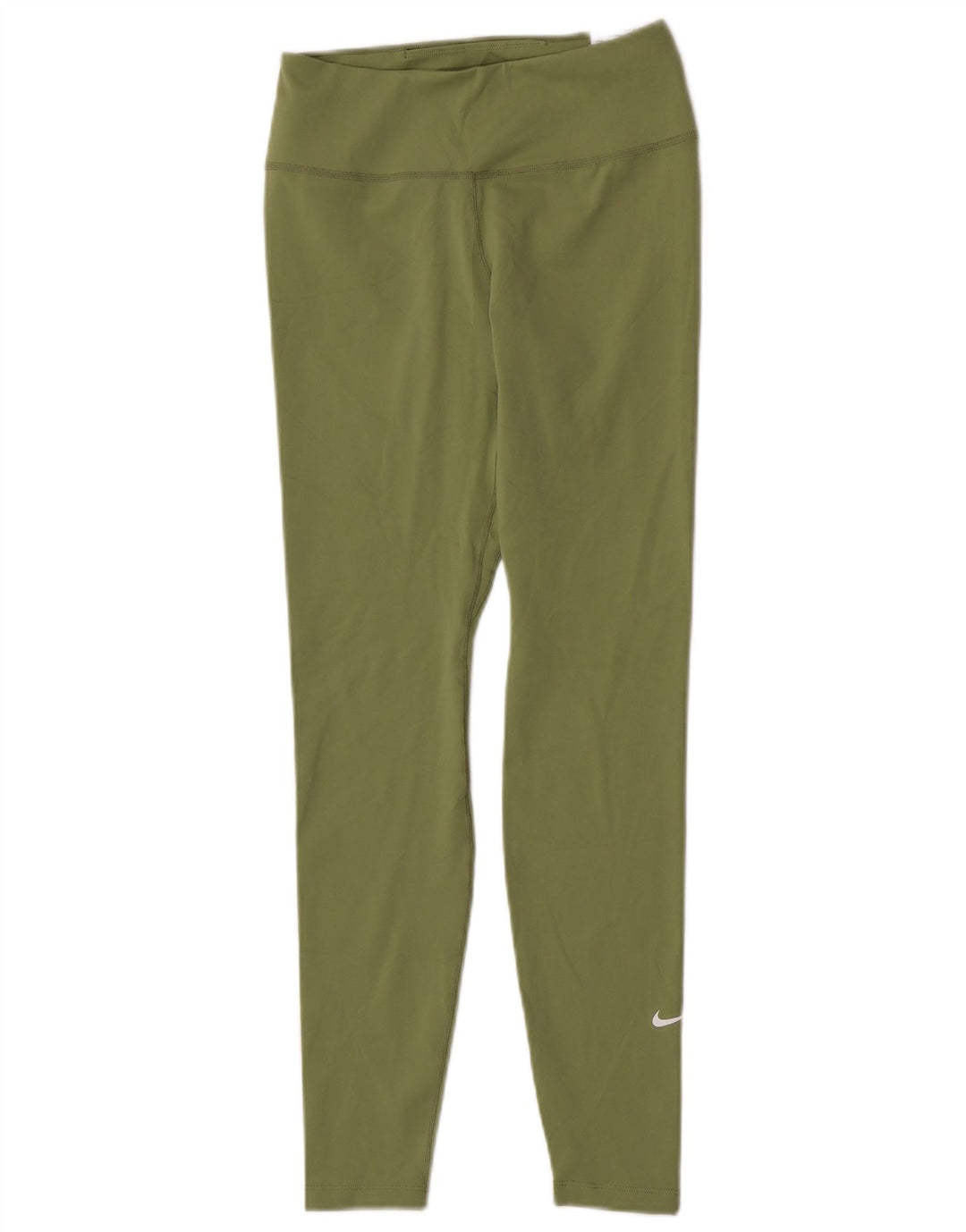 Nike Womens Dri Fit Leggings UK 10 Pequeno Poliéster Verde