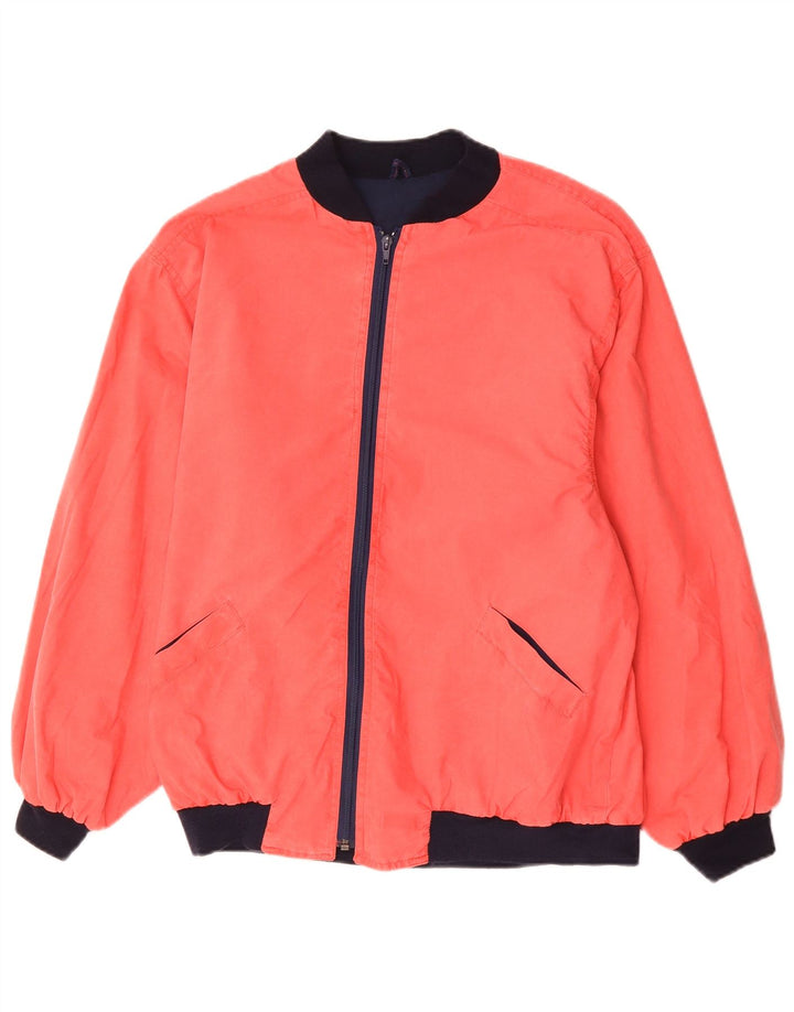 Jaqueta bomber masculina VINTAGE UK 36 algodão rosa pequeno