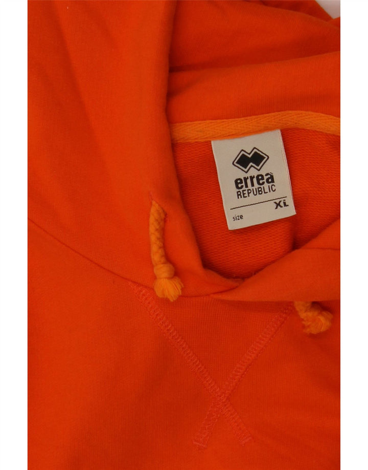 Jumper com capuz gráfico masculino ERREA XL laranja colorblock
