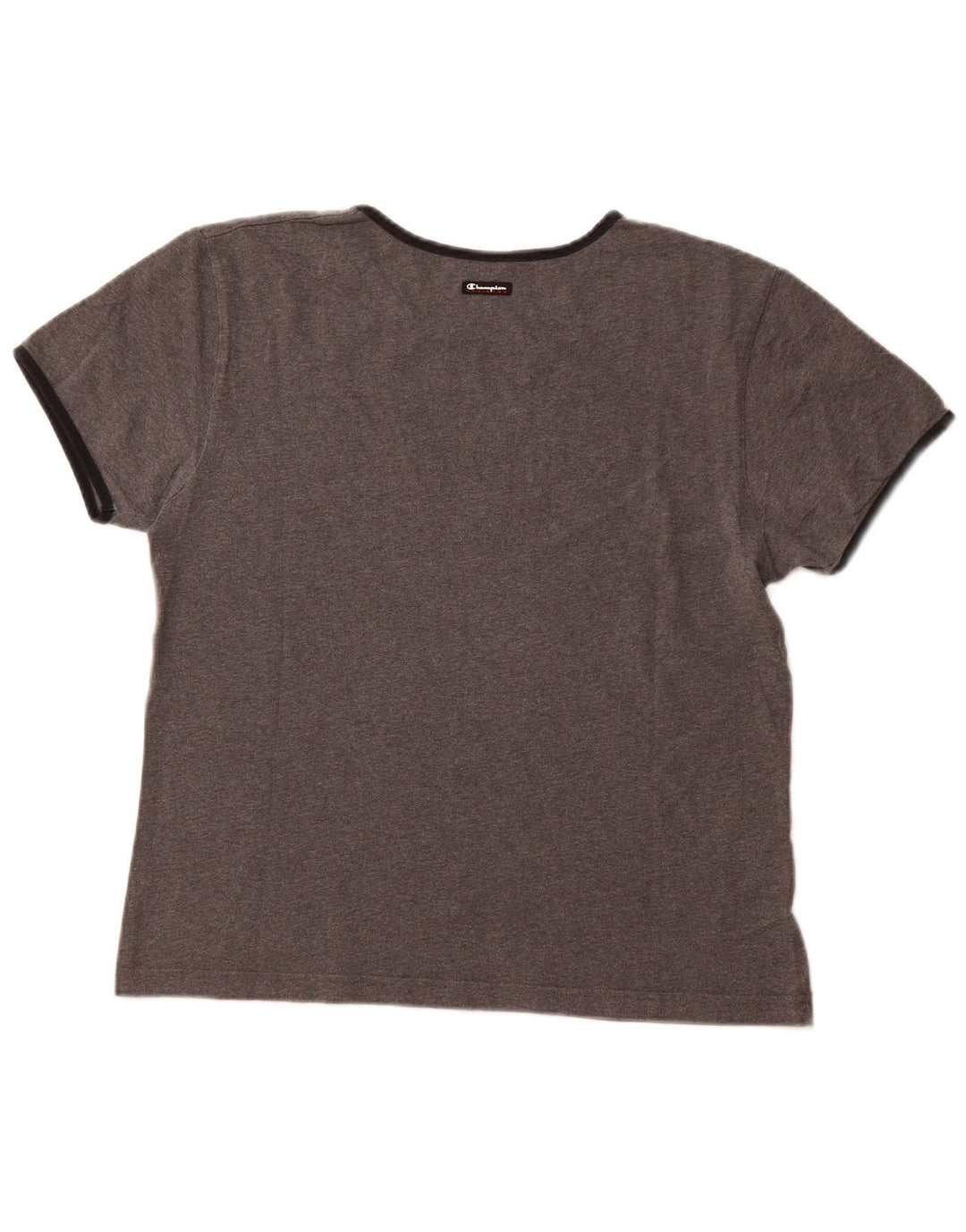 Camiseta feminina com estampa CHAMPION UK 18 XL algodão cinza