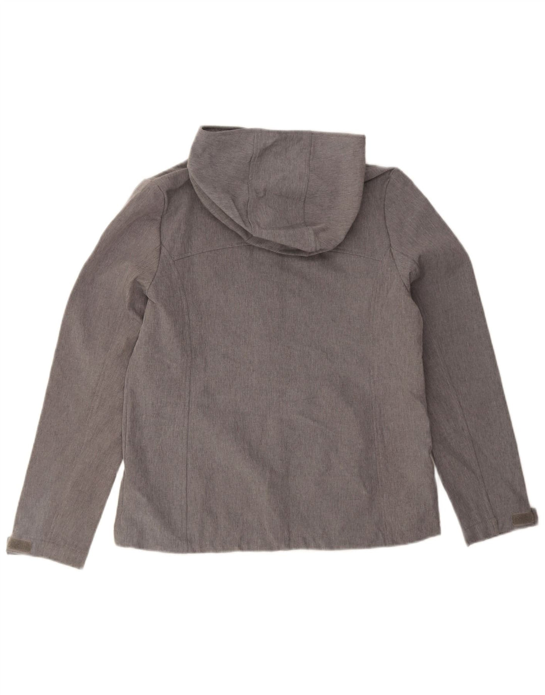 Jaqueta corta-vento feminina com capuz Mountain Warehouse UK 14 grande cinza