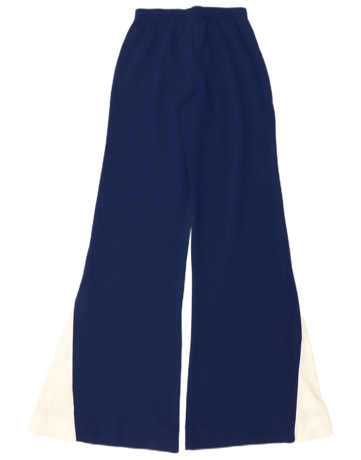 Calça de treino feminina MEDICO Flare IT 40 pequeno bloco colorido azul marinho