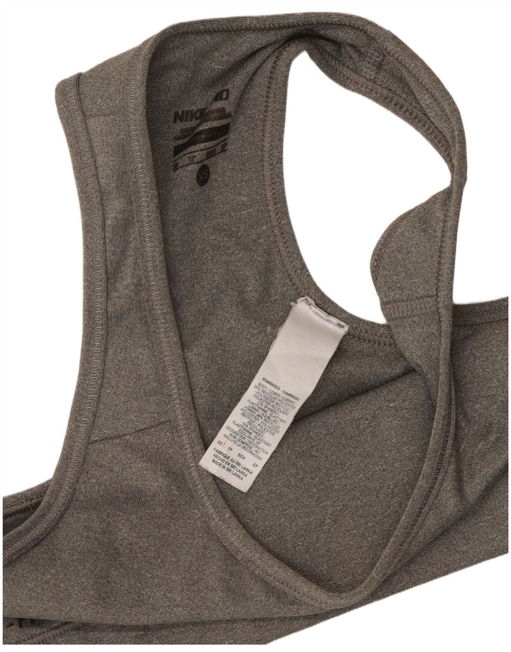 Sutiã esportivo Nike feminino Dri Fit XS cinza poliéster