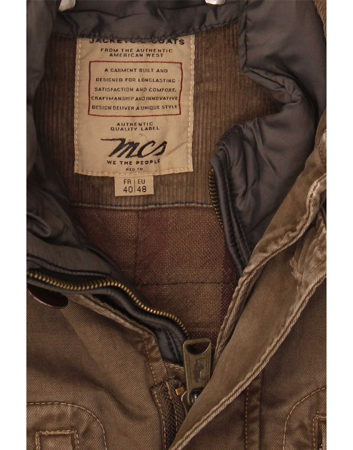 Marlboro Classics Jaqueta utilitária masculina IT 48 Algodão cáqui médio