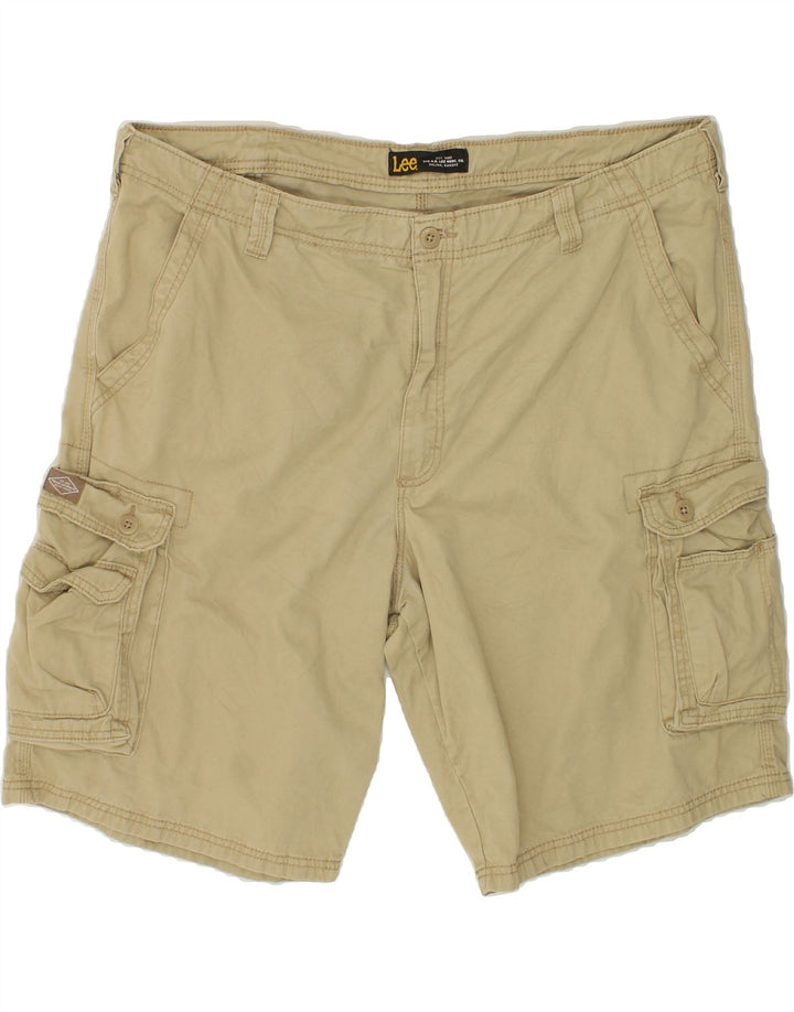 LEE Mens Chino Shorts W42 2XL Beige Cotton Vintage Lee and Second-Hand Lee from Messina Hembry 
