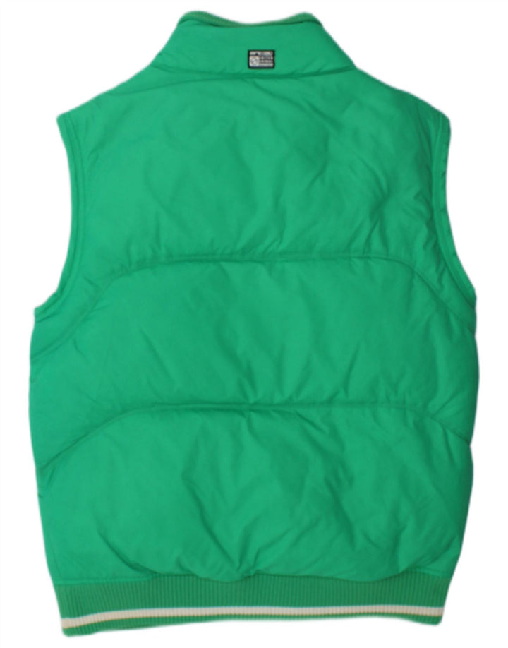 Animal Mens Colete Acolchoado UK 38 Nylon Verde Médio