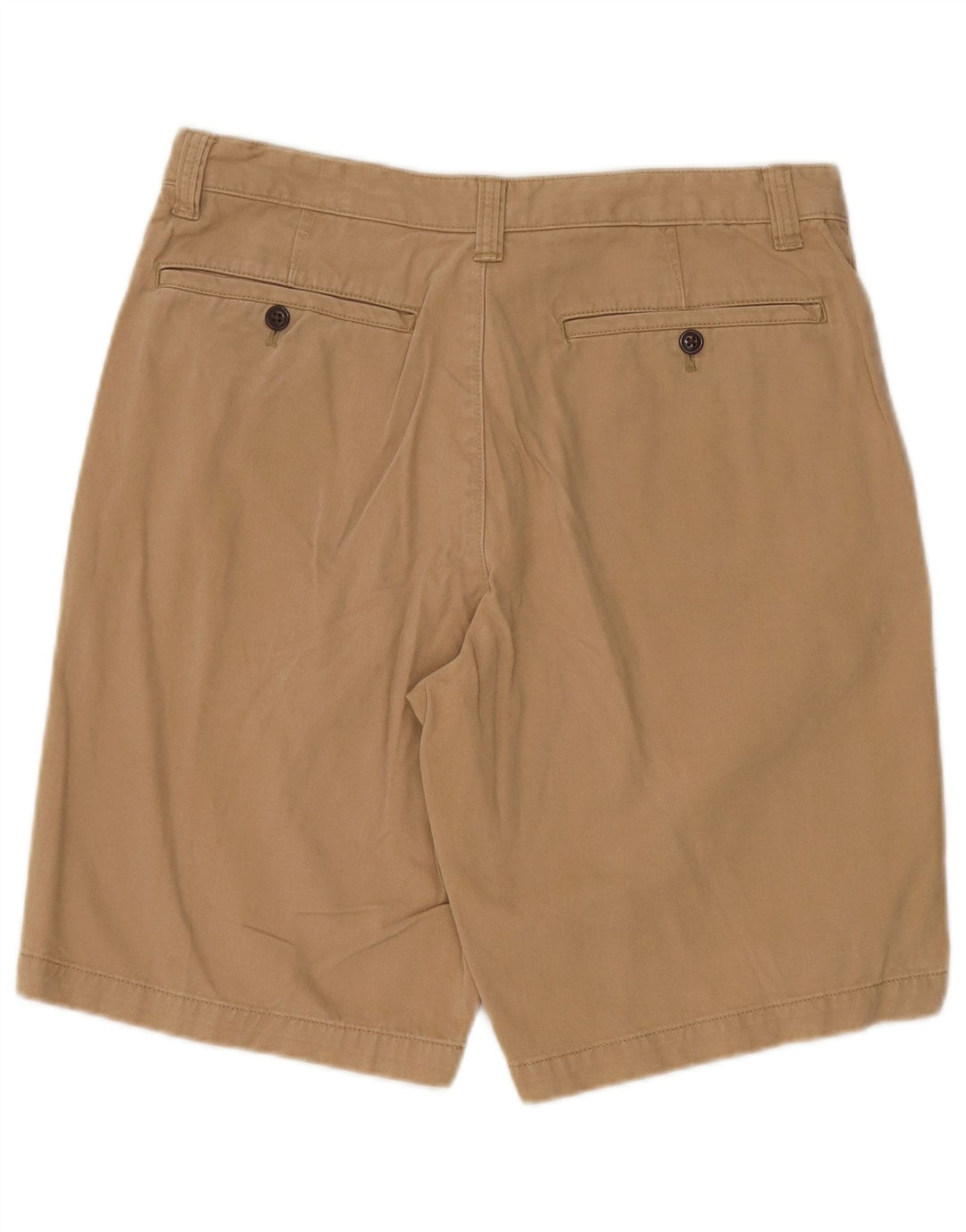 EDDIE BAUER Mens Chino Shorts W33 Algodão Cáqui Médio