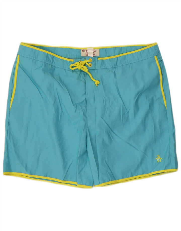 Shorts de natação masculino PENGUIN grande azul
