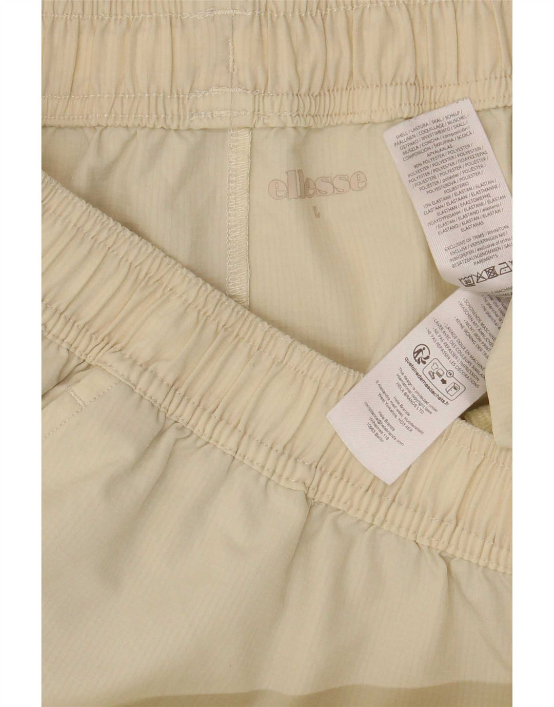 Ellesse Mens Sport Shorts Grande Poliéster Bege