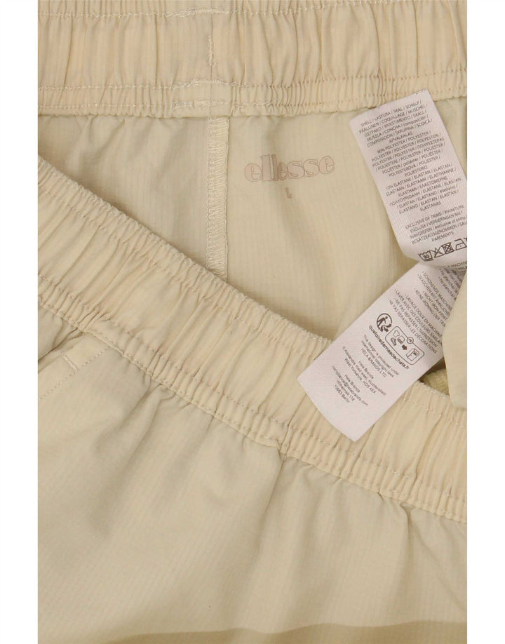 Ellesse Mens Sport Shorts Grande Poliéster Bege