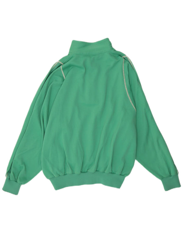 AUSTRALIAN L'ALPINA Moletom masculino com gola polo Jumper IT 54 XL algodão verde