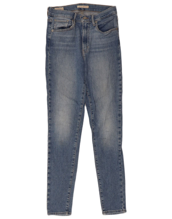 Calça jeans feminina Levi's Mile High Super Skinny W28 L30 azul algodão