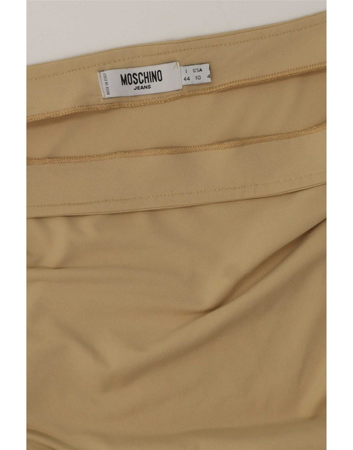 Saia Midi Feminina Moschino IT 44 Médio W30 Bege