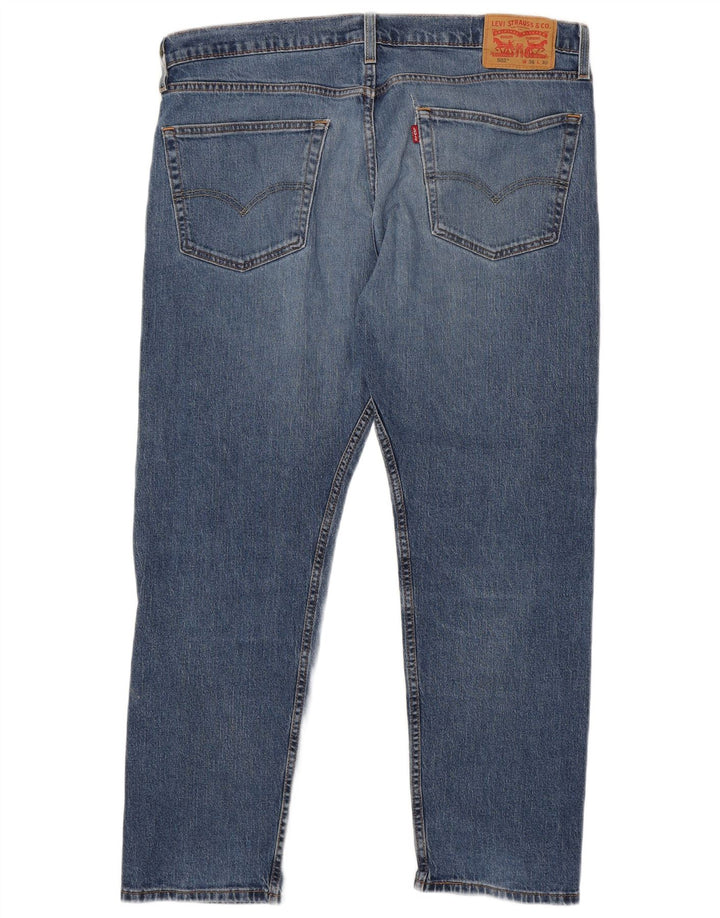 Levi's Masculino 502 Tapered Jeans W36 L30 Azul Algodão