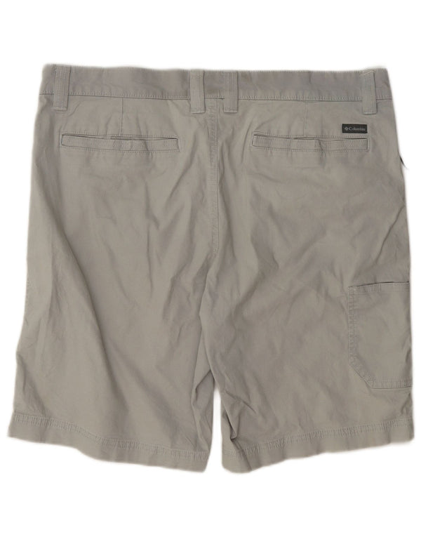 Columbia Mens Regular Fit Cargo Shorts W36 Grande Algodão Azul