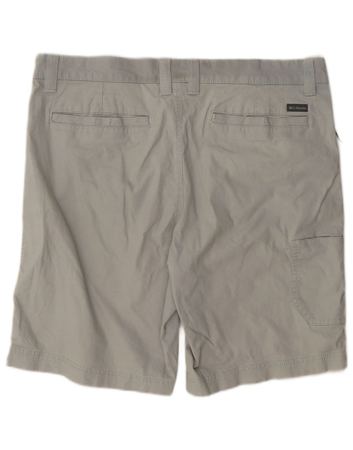 Columbia Mens Regular Fit Cargo Shorts W36 Grande Algodão Azul