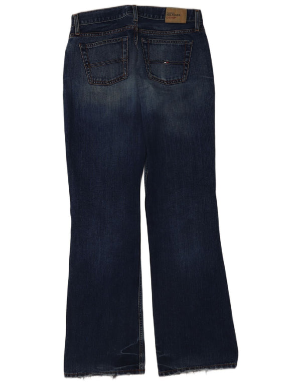 Jeans feminino Tommy Hilfiger queimado W29 L32 algodão azul