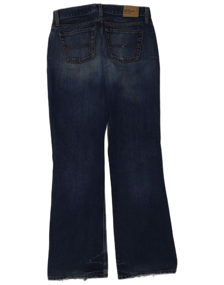Jeans feminino Tommy Hilfiger queimado W29 L32 algodão azul
