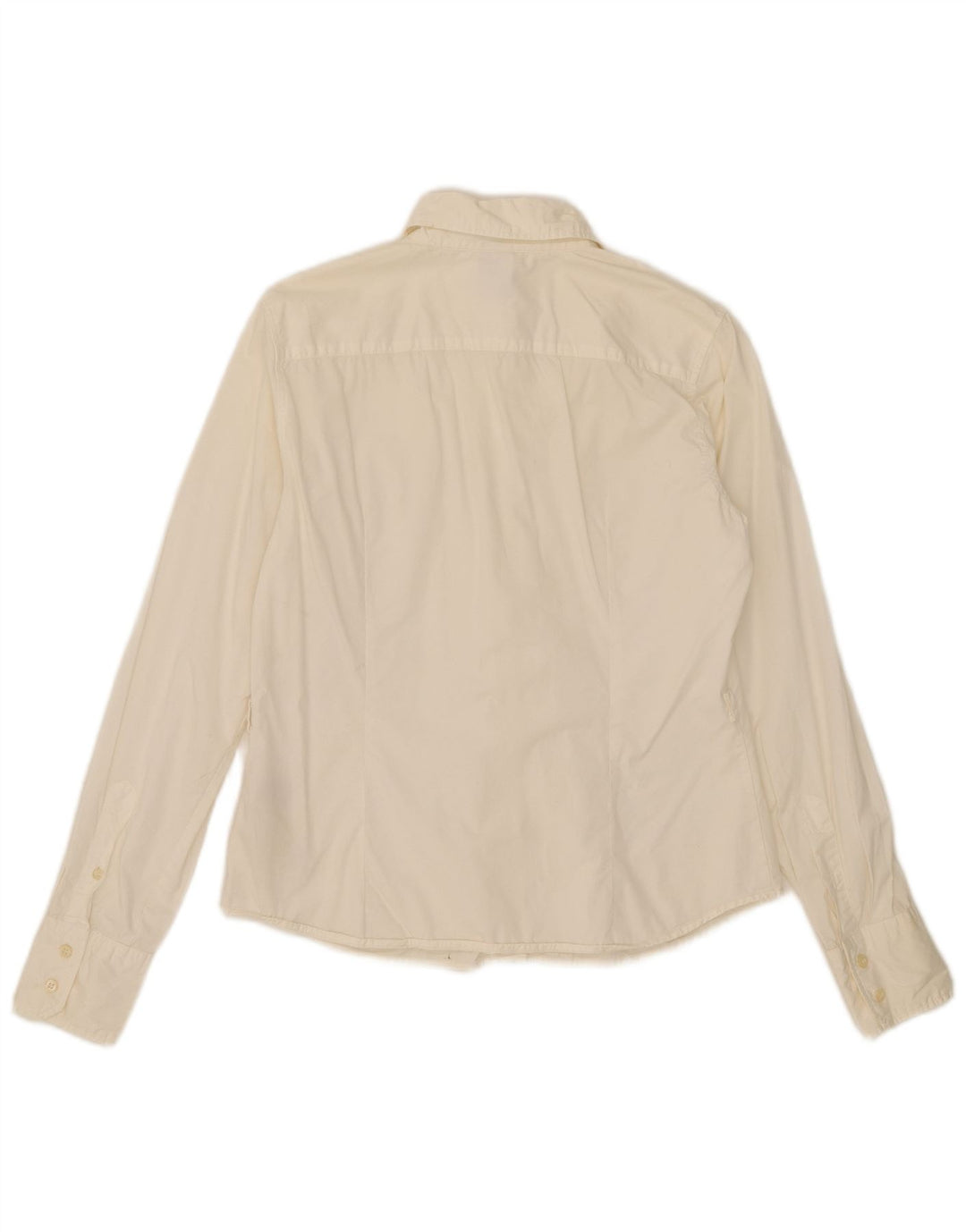 Camisa feminina Marina Yachting UK 14 médio off white algodão