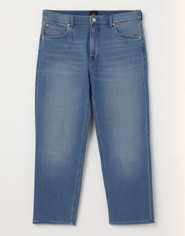 Jeans retos femininos Lee W34 L29 algodão azul