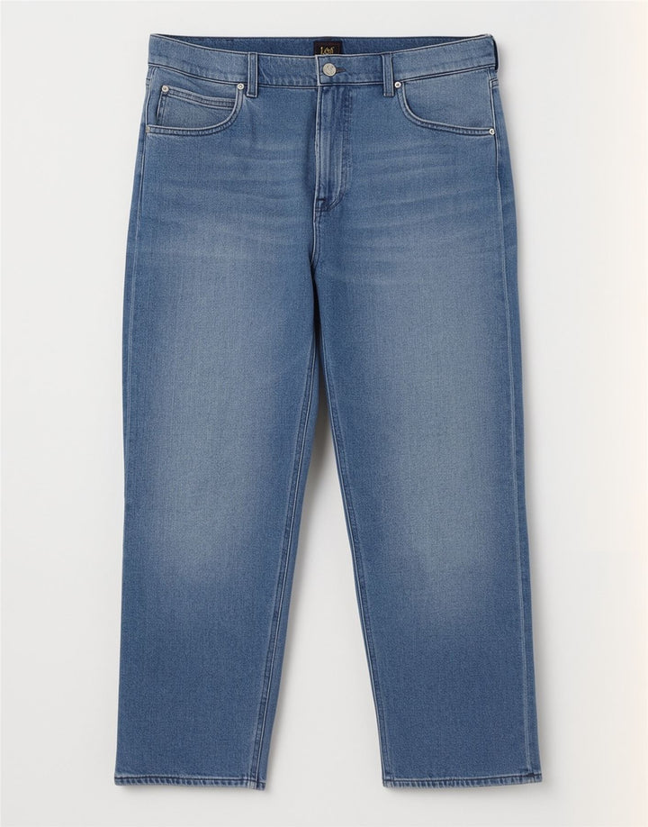 Jeans retos femininos Lee W34 L29 algodão azul