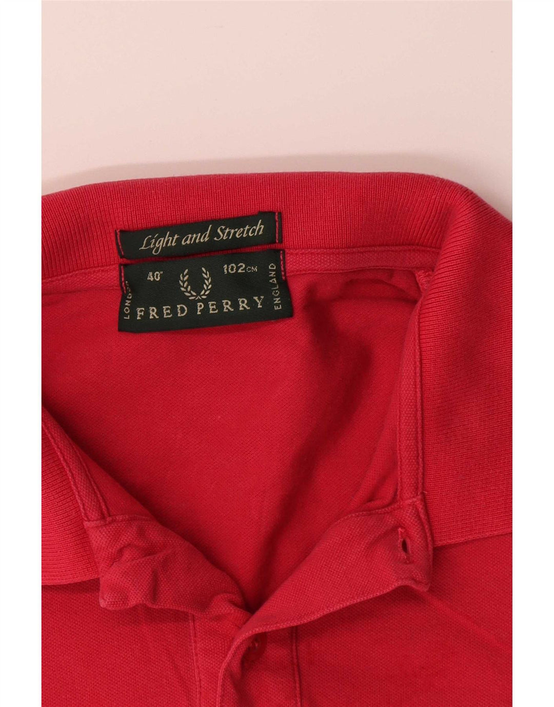 Camisa polo masculina Fred Perry médio algodão vermelho