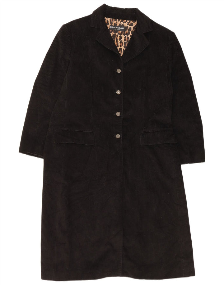 Casaco feminino de veludo Dolce & Gabbana IT 44 médio preto algodão clássico