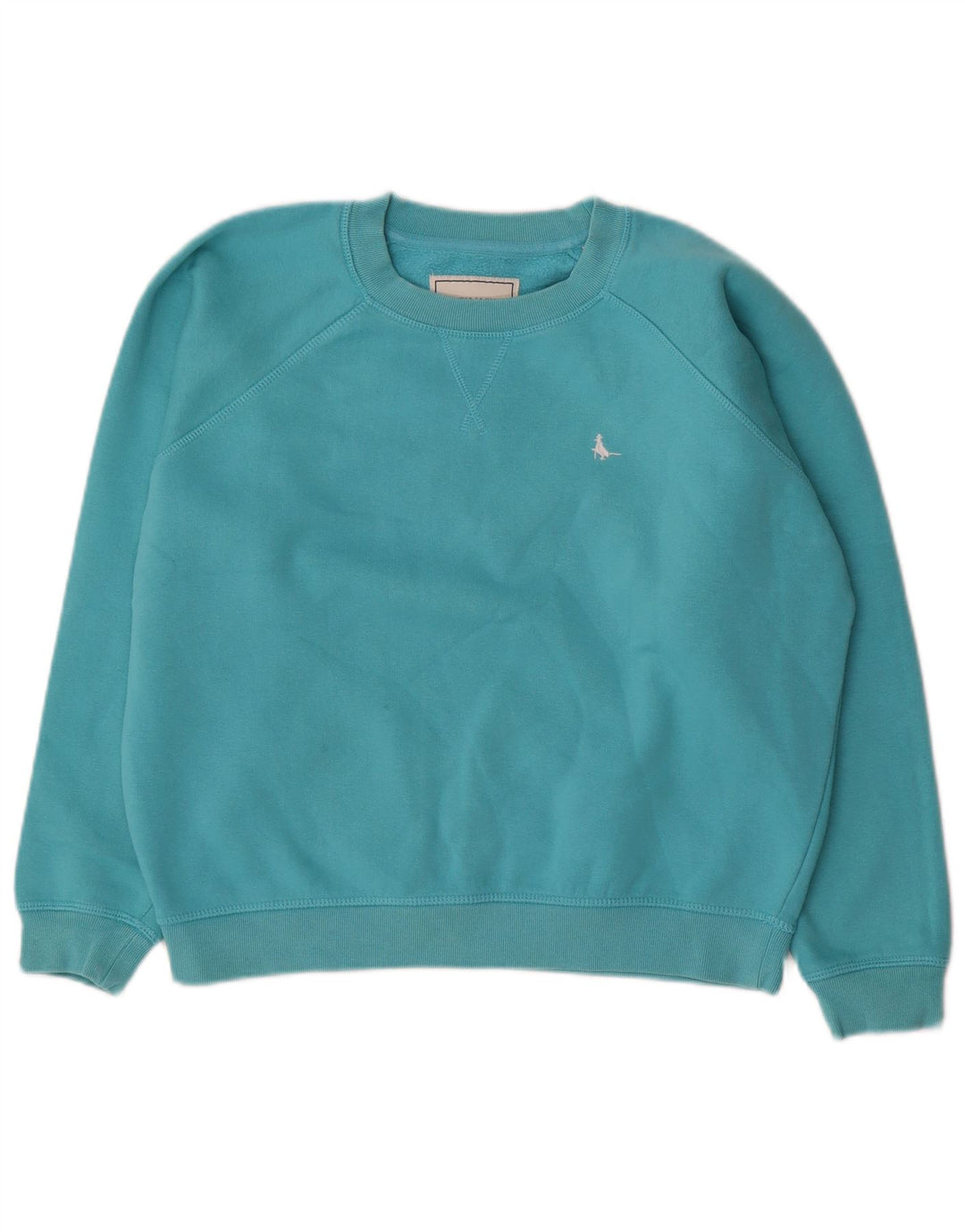 Jack Wills moletom feminino oversized jumper Reino Unido 8 algodão azul pequeno