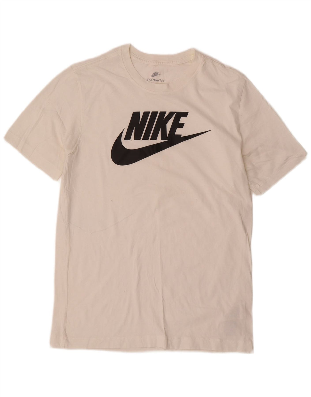 Camiseta Nike masculina gráfica Top médio algodão branco