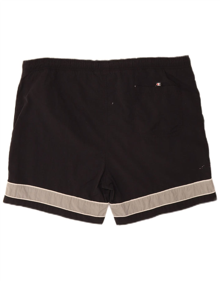 Shorts de natação masculino CHAMPION XL preto colorblock