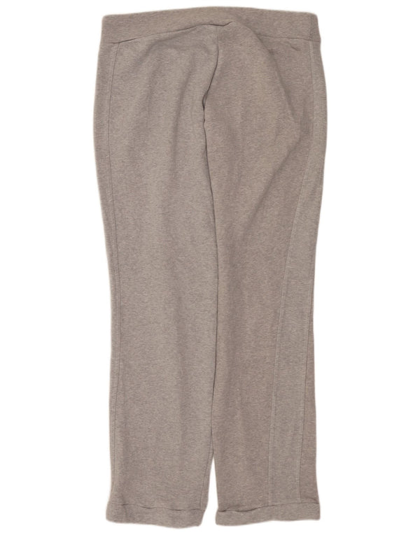 ADIDAS Womens Graphic Tracksuit Calças Joggers UK 12/14 Médio Cinza