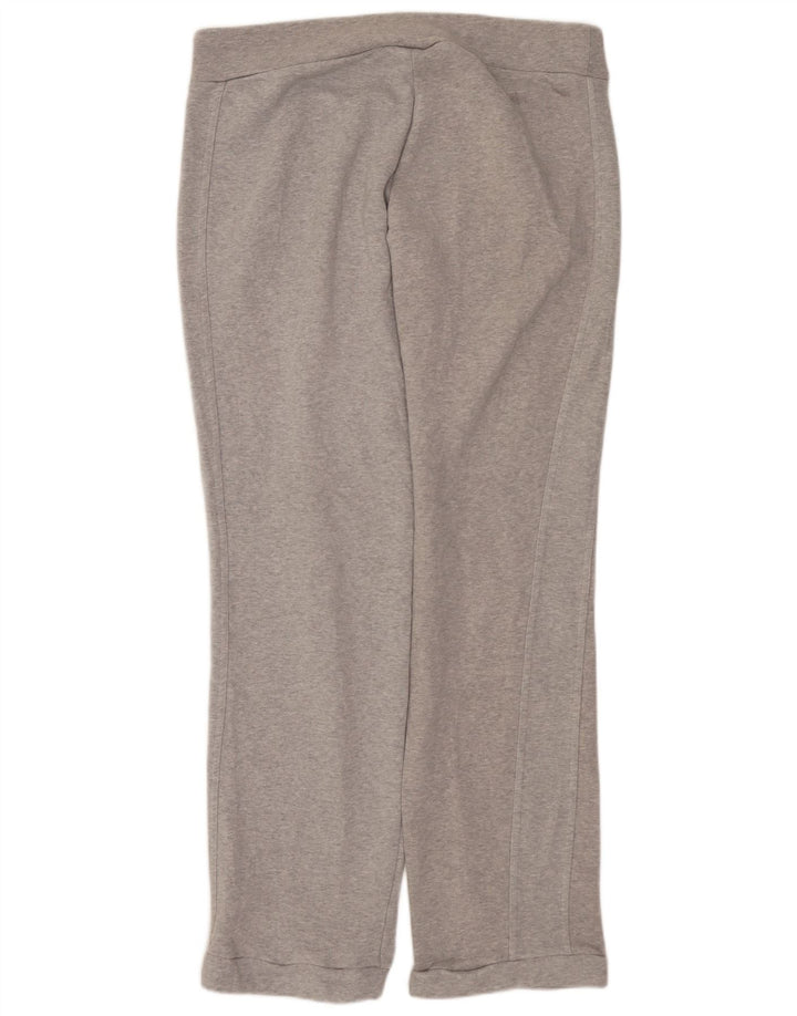 ADIDAS Womens Graphic Tracksuit Calças Joggers UK 12/14 Médio Cinza
