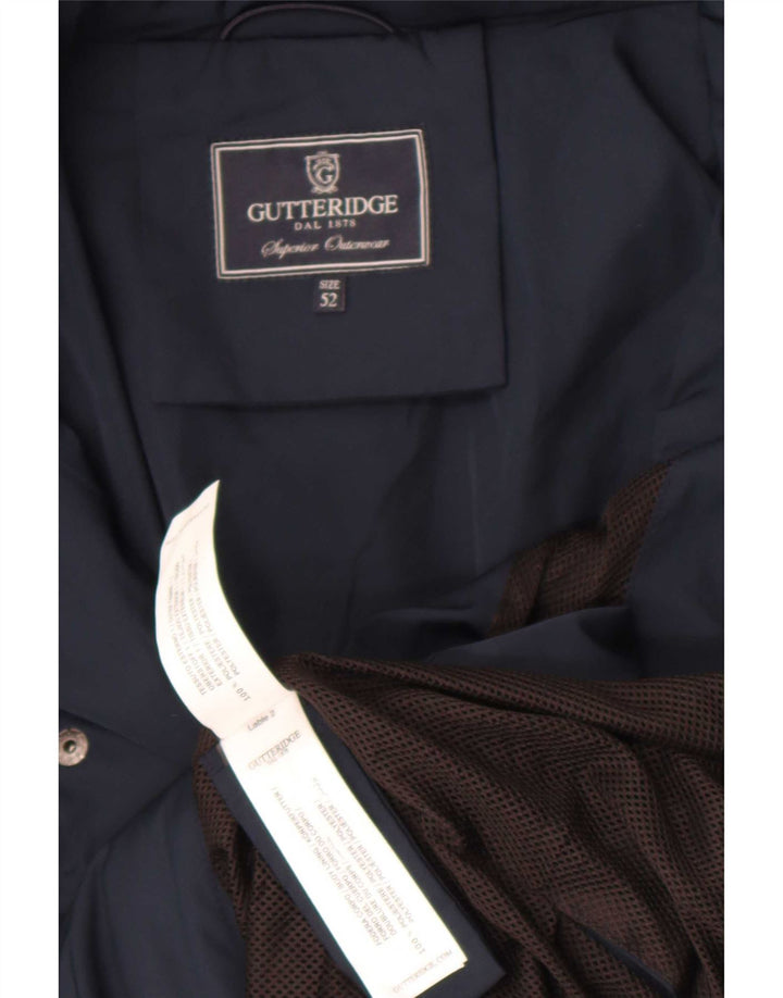 Gutteridge Jaqueta utilitária masculina IT 52 XL Poliéster azul marinho