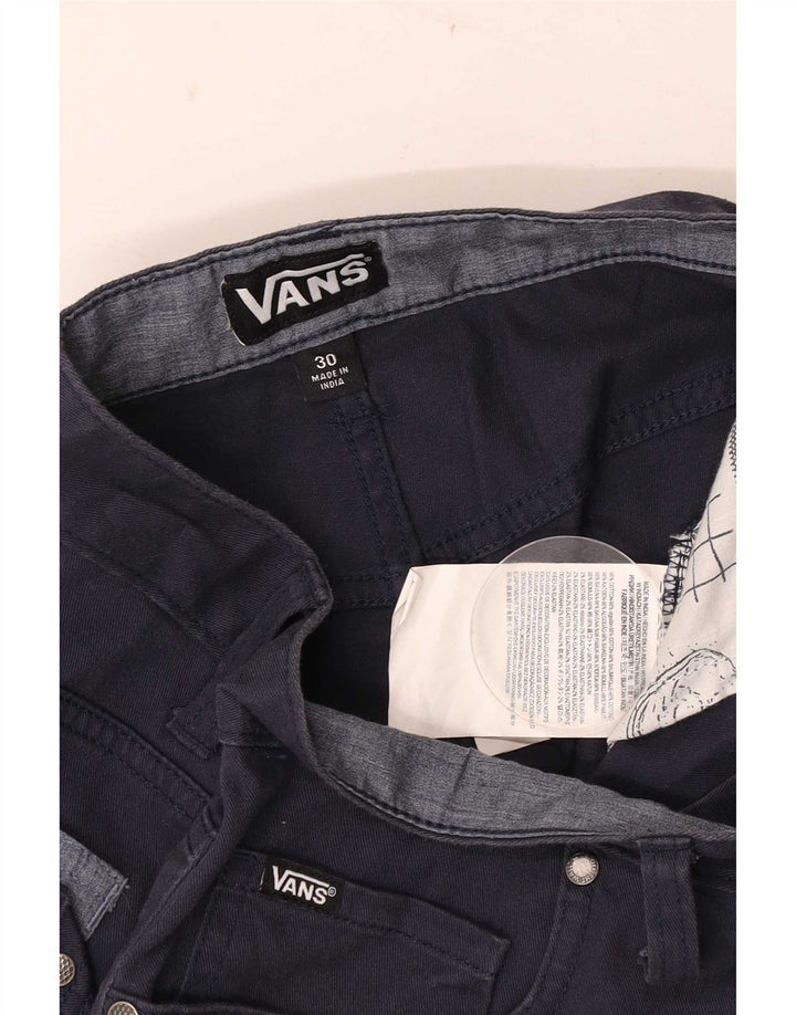 Vans Masculino Casual Shorts W30 Médio Azul Marinho Algodão