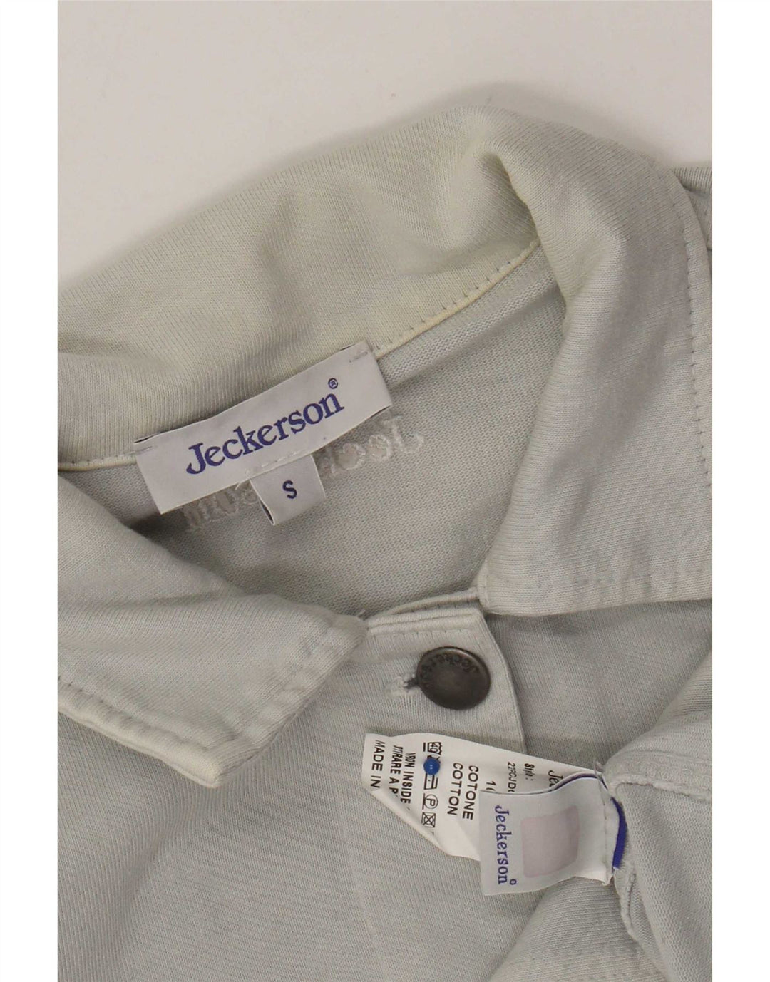 Jaqueta bomber feminina Jeckerson UK 10 algodão azul pequeno