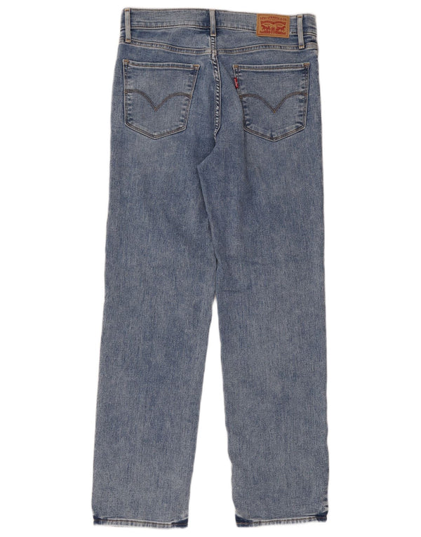Calça jeans feminina Levi's 314 Shaping Straight W27 L30 azul algodão