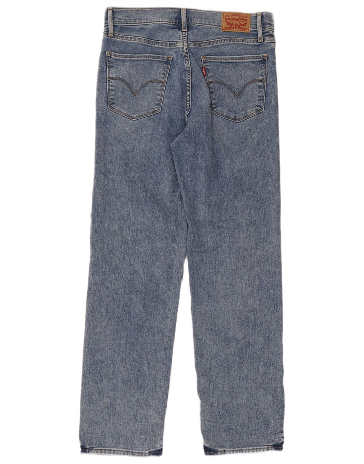 Calça jeans feminina Levi's 314 Shaping Straight W27 L30 azul algodão