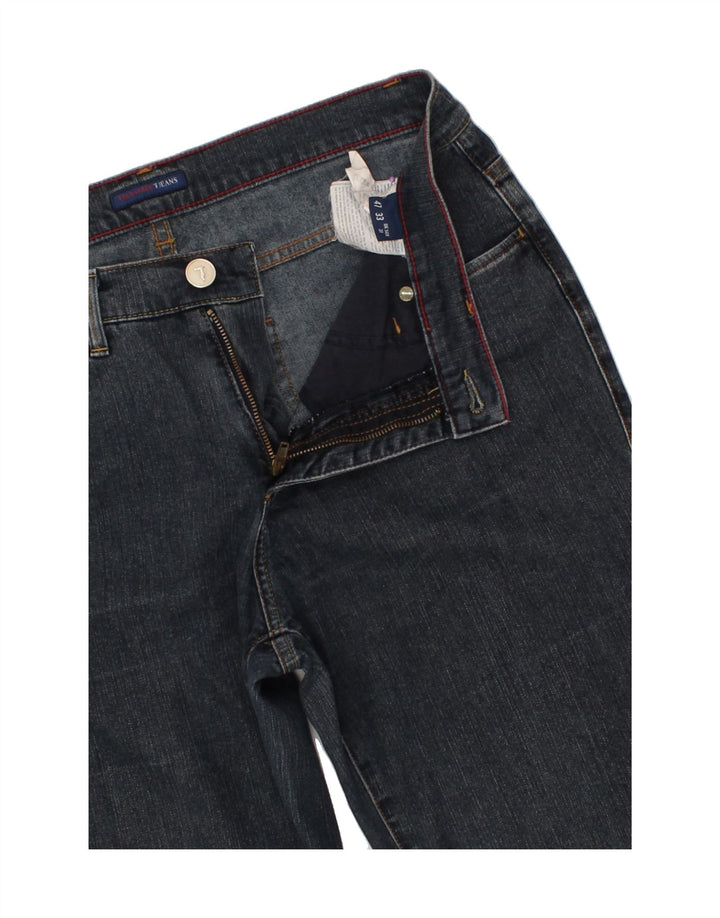 TRUSSARDI Womens Slim Jeans W31 L30 Navy Blue Cotton Vintage Trussardi and Second-Hand Trussardi from Messina Hembry 
