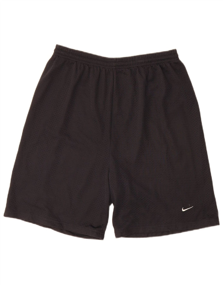 Nike Mens Sport Shorts UK 36/38 Pequeno Poliéster Preto