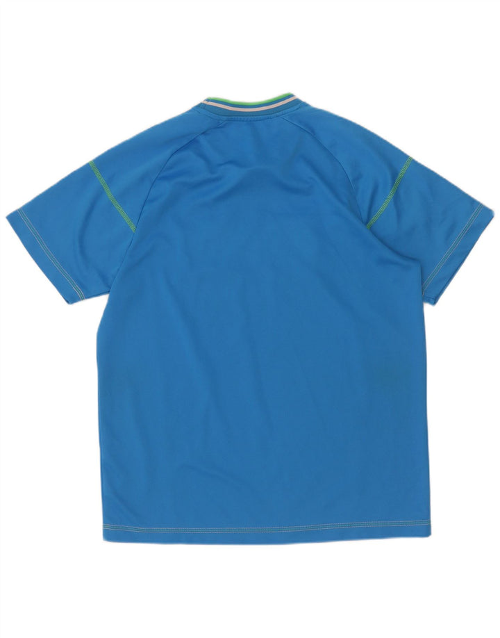 Camiseta masculina gráfica Lotto Top grande poliéster azul