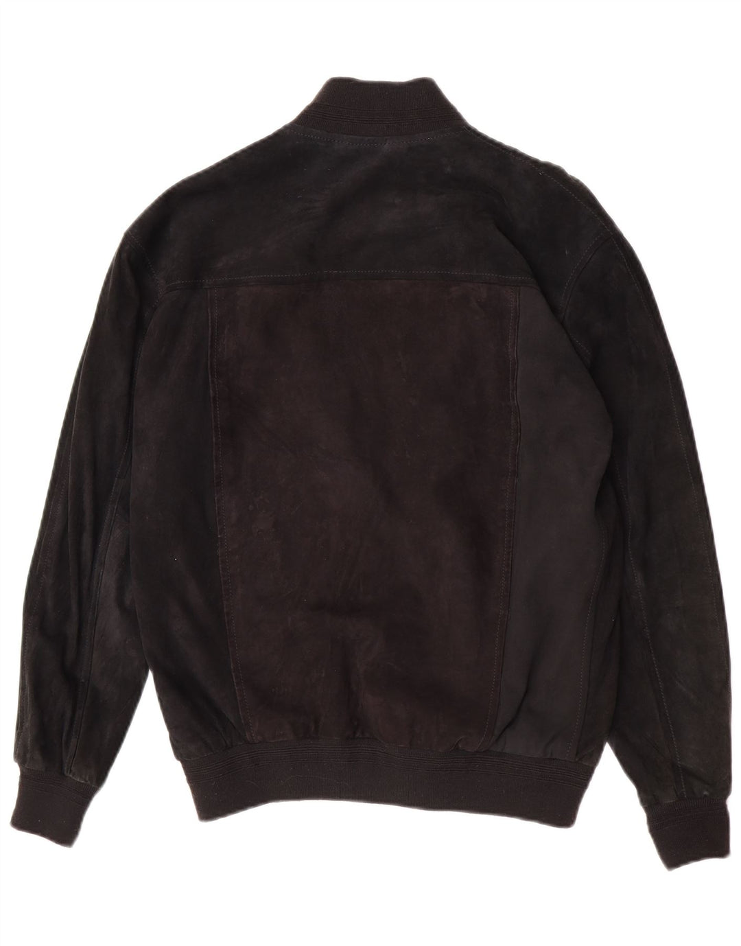 Jaqueta bomber masculina Zarro em camurça IT 50 grande couro preto