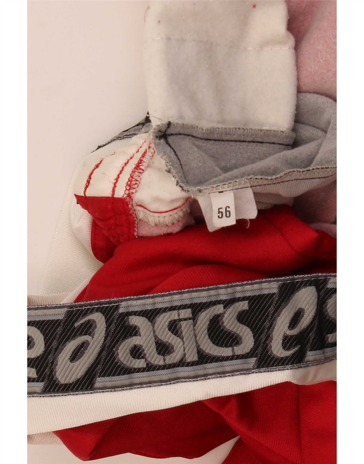 Calça de treino masculina Asics Graphic IT 56 XL vermelho Colourblock poliamida