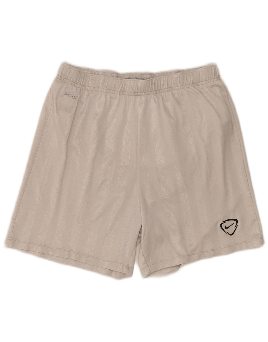 Nike Mens Dri Fit Sport Shorts Médio Listrado Branco Poliéster