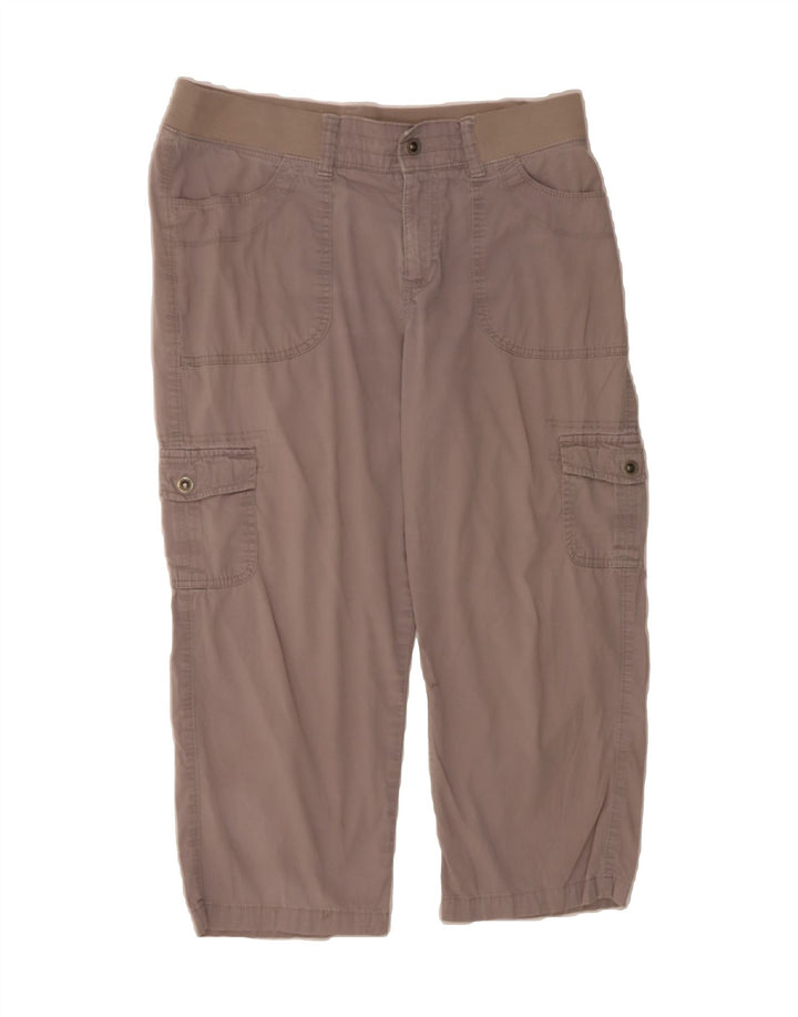 LEE Womens Relaxed Fit Cargo Trousers US 12 Large W32 L22 Grey Cotton Vintage Lee and Second-Hand Lee from Messina Hembry 