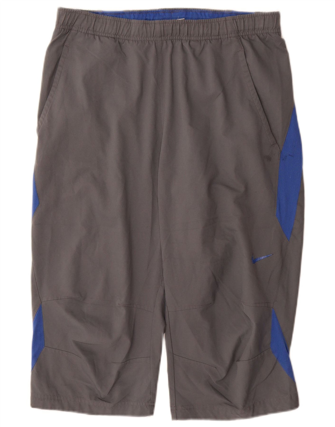 Nike Mens Bermuda Sport Shorts Médio Cinza Colourblock Poliéster