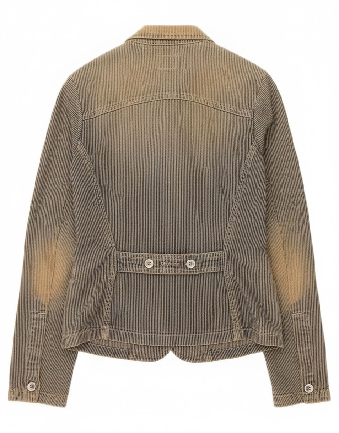 Jaqueta Blazer Calvin Klein Jeans Feminina 3 Botões Reino Unido 10 Pequeno Azul