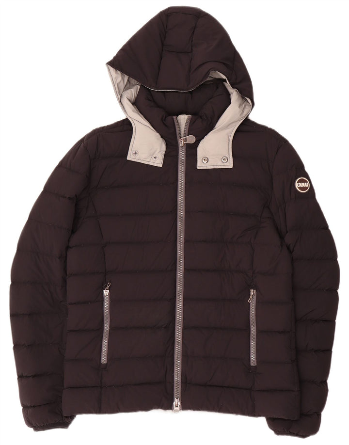 Jaqueta masculina acolchoada com capuz Colmar IT 48 médio preto nylon