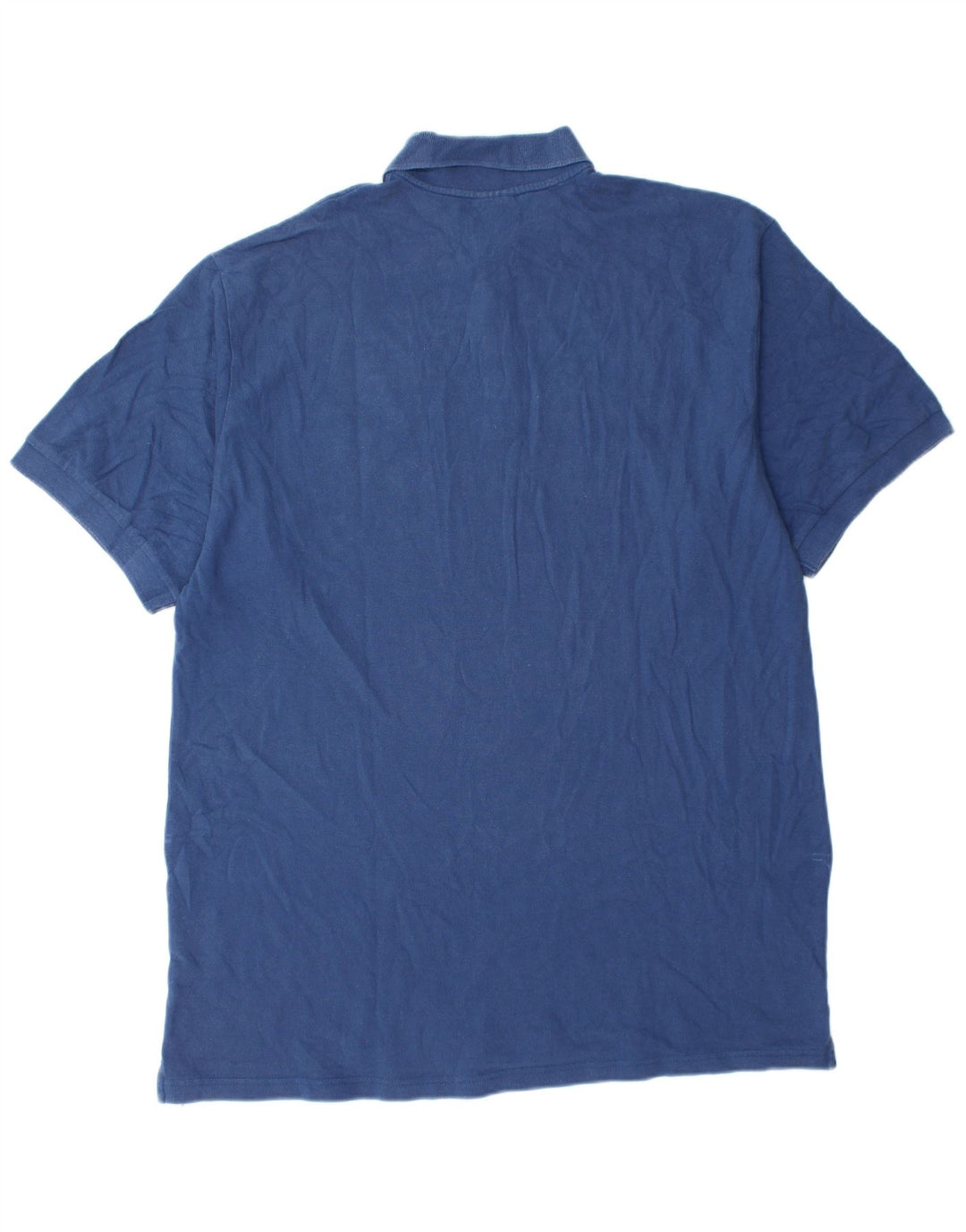 Camisa polo masculina Nike UK 42/44 grande algodão azul