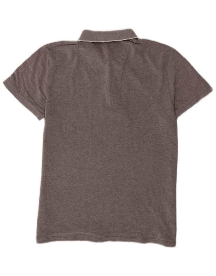 Camisa polo masculina Wrangler algodão cinza médio